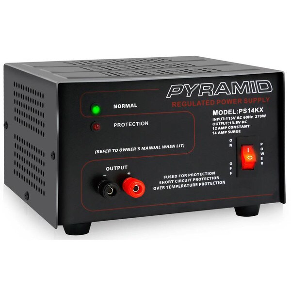 Main product image for Pyramid PS14KX 12 Amp Power Supply 13.8 VDC 12A 120-539